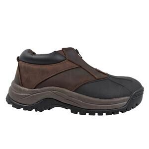 Propet Blizzard Snow Rain Boots Mens 11.5 D Center Zip WP Leather Insulated